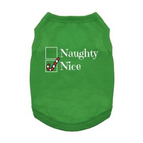 Nice Dog Shirt (Color: Green, size: medium)